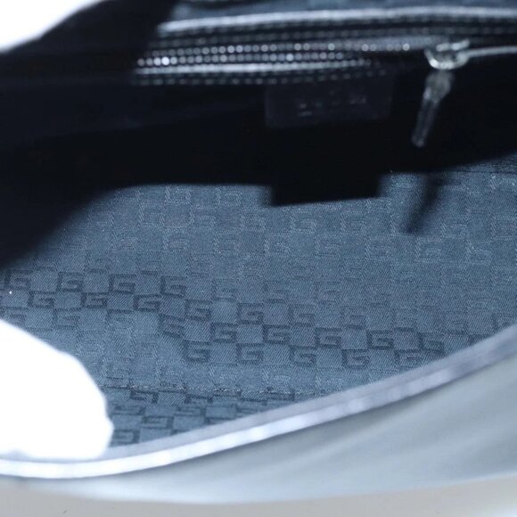 GUCCI Shoulder Bag Leather Black 105375 Auth - Picture 9 of 15